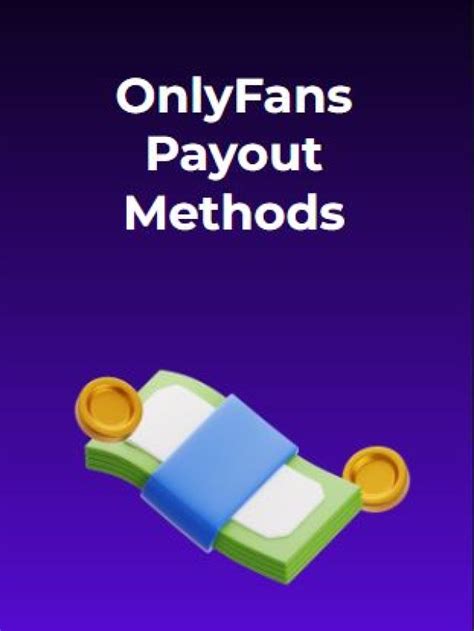 onlyfans auszahlung|OnlyFans Payout Guide: Payment Methods & Common Issues